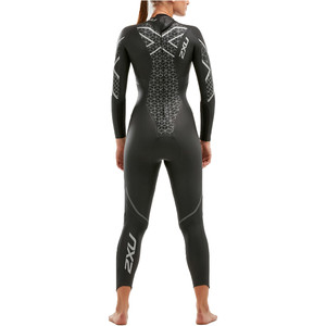 2022 2XU Dames P:2 Propel Swim Wetsuit WW4993C - Black / Textural Geo